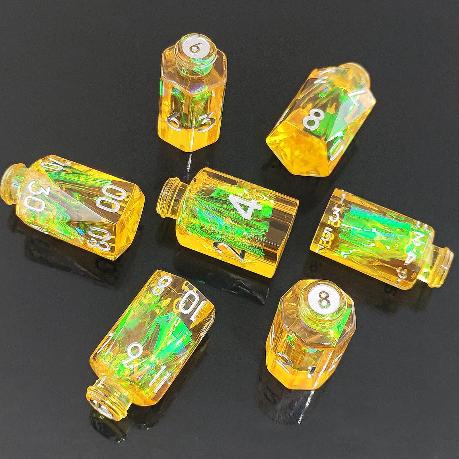 PBD251127E-yellow-02-resin-potion-bottle-dice-angle