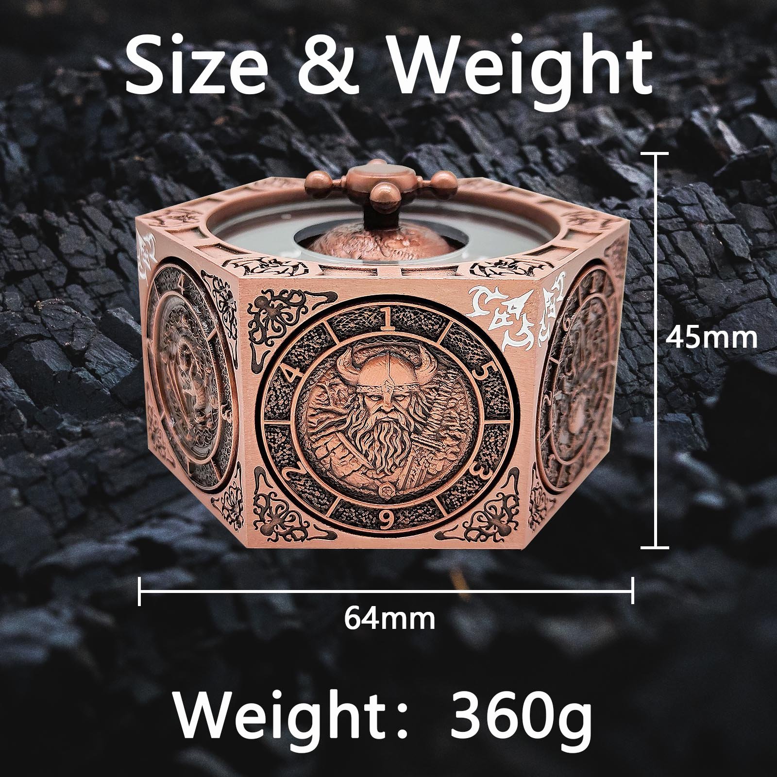 SPD251226A-Ancient-Copper-04-Viking-Dragon-Spinner-Dice-Size